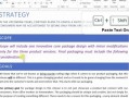 微軟 Office Word 測試“僅粘貼文本”快捷鍵：Ctrl + Shift + V