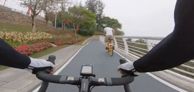 男子回應騎共享單車狂飆：沒買專業設備，平時經常騎  單車 狂飆 第3張