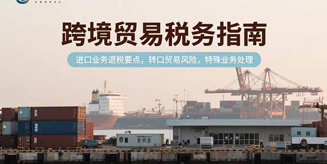 跨境貿(mào)易稅務指南，進口業(yè)務退稅要點，轉(zhuǎn)口貿(mào)易風險，特殊業(yè)務處理